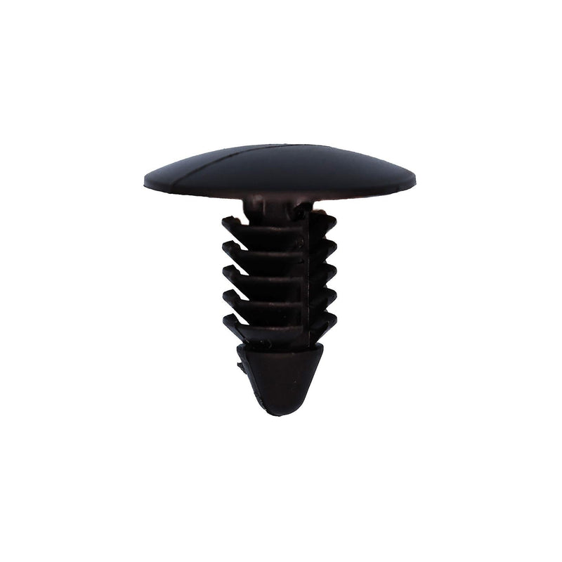 5/16"x5/8" Black Nylon Single Head Fender And Bumper Shield Christmas Tree Retainer, 11/16" Head