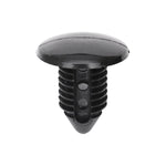 7/16"x13/16" Black Nylon Single Head Front End Stone Shield Christmas Tree Retainer, 7/8" Head