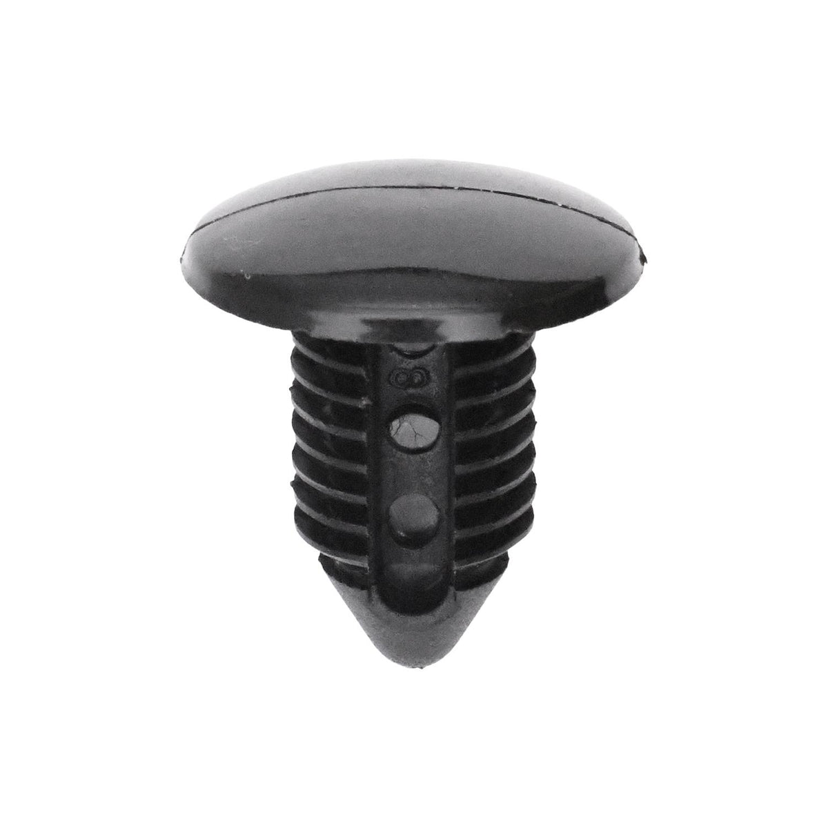 7/16"x13/16" Black Nylon Single Head Front End Stone Shield Christmas Tree Retainer, 7/8" Head