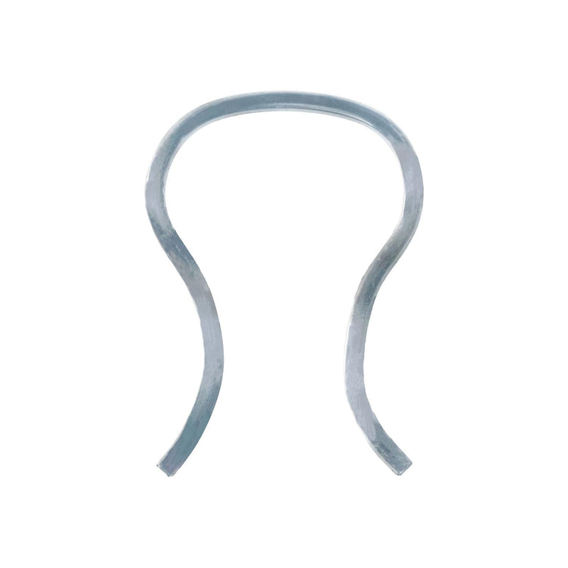 Window Crank Handle Retainer Clip, Cadmium & Yellow