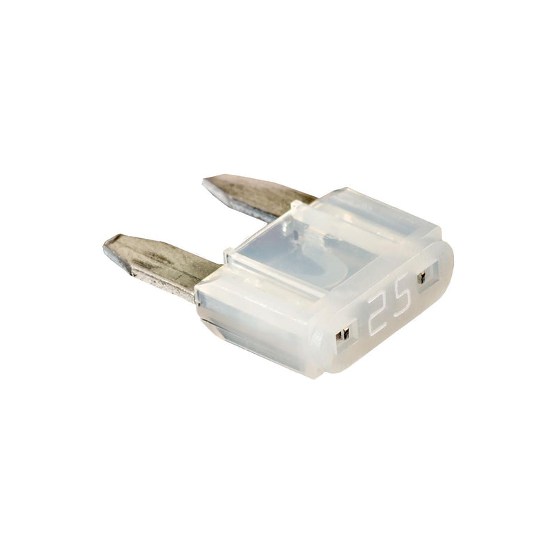 White Mini (ATM) Fuse Amps, 25 Amp