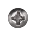 #6-32x1/2" Phillips Oval Head Machine Screw, Zinc