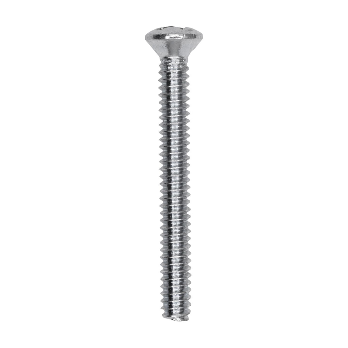 #6-32x1-1/4" Phillips Oval Head Machine Screw, Zinc