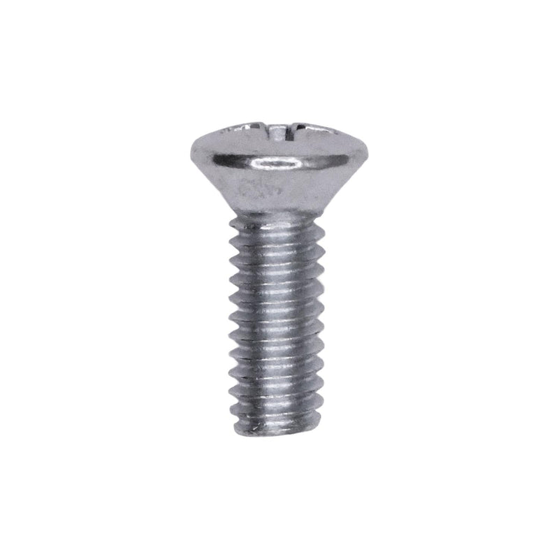 #8-32x1/2" Phillips Oval Head Machine Screw, Zinc