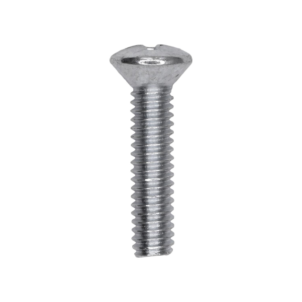 #8-32x3/4" Phillips Oval Head Machine Screw, Zinc