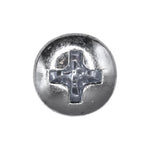 #8-32x3/4" Phillips Oval Head Machine Screw, Zinc