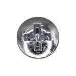 #8-32x1-1/2" Phillips Oval Head Machine Screw, Zinc