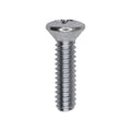 #10-24x3/4" Phillips Oval Head Machine Screw, Zinc