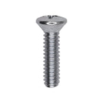 #10-24x3/4" Phillips Oval Head Machine Screw, Zinc