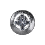 #10-24x3/4" Phillips Oval Head Machine Screw, Zinc