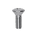#10-32x1/2" Phillips Oval Head Machine Screw, Zinc