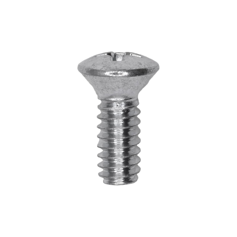 #10-32x1/2" Phillips Oval Head Machine Screw, Zinc