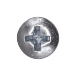 #10-32x1/2" Phillips Oval Head Machine Screw, Zinc