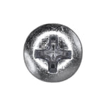 #10-32x1-1/2" Phillips Oval Head Machine Screw, Zinc