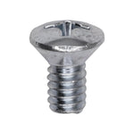 1/4"-20x1/2" Phillips Oval Head Machine Screw, Zinc