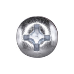 1/4"-20x1-1/2" Phillips Oval Head Machine Screw, Zinc