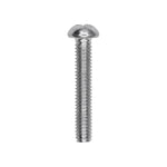 #8-32x1" Phillips Round Head Machine Screw, Zinc