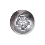 #8-32x1" Phillips Round Head Machine Screw, Zinc