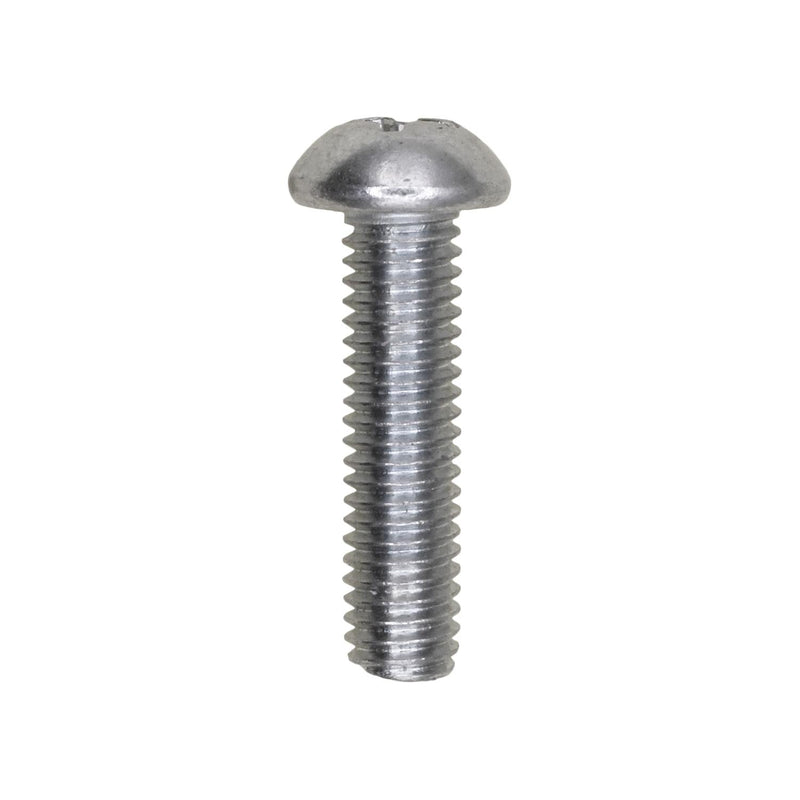 #10-32x3/4" Phillips Round Head Machine Screw, Zinc