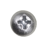 #10-32x3/4" Phillips Round Head Machine Screw, Zinc