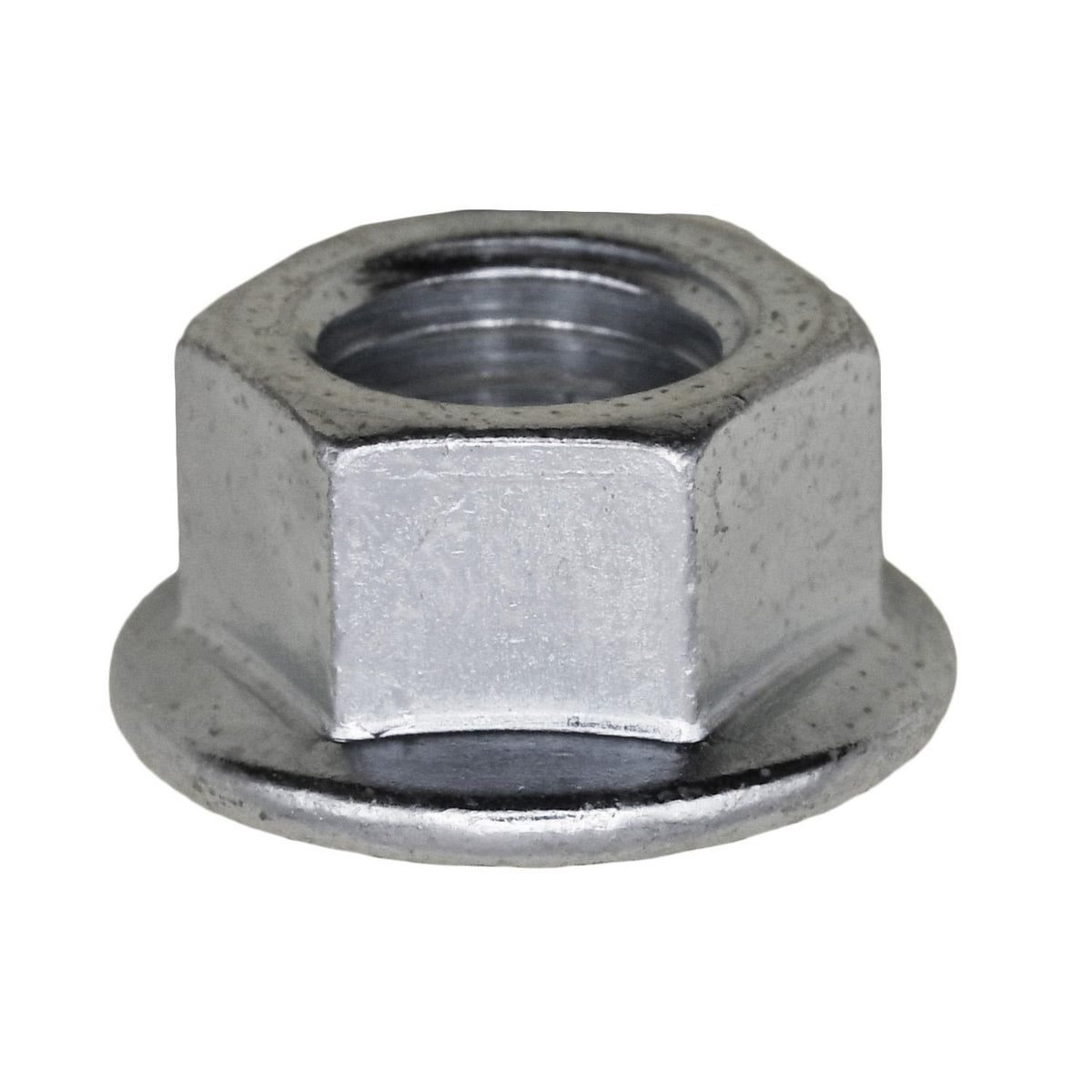M10-1.25 Spin Lock Nut with Serrations, Zinc