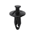 9.5mmx18mm Black Push-Type Front Bumper Fascia Retainer with Closed End, 17mm Head
