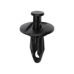 9.5mmx18mm Black Push-Type Front Bumper Fascia Retainer with Closed End, 17mm Head