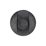 9.5mmx18mm Black Push-Type Front Bumper Fascia Retainer with Closed End, 17mm Head