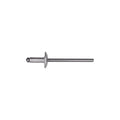 1/8" Multi-Purpose Rivet, 1/8"-3/16" Grip, Aluminum Body, Steel Mandrel