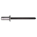 5/32" Trunk Lock Rivet with Sealed End, 1/8"-3/16" Grip, Aluminum Body, Steel Mandrel
