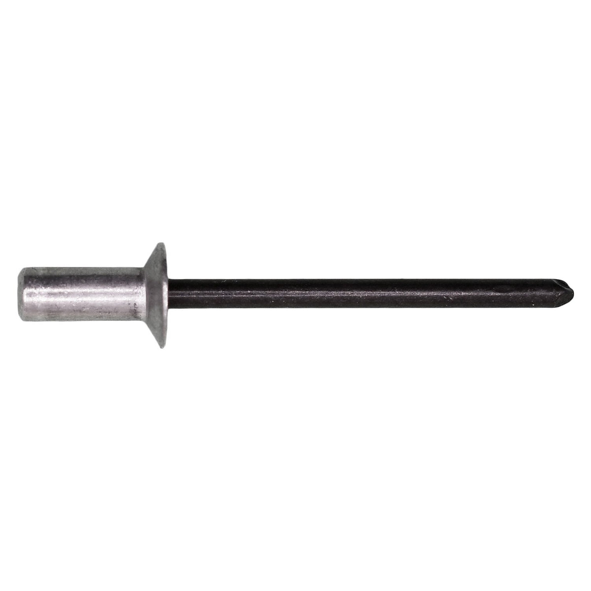 5/32" Trunk Lock Rivet with Sealed End, 1/8"-3/16" Grip, Aluminum Body, Steel Mandrel