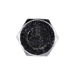 M6-1.0x12mm Hex Head Metric Cap Screw, Zinc