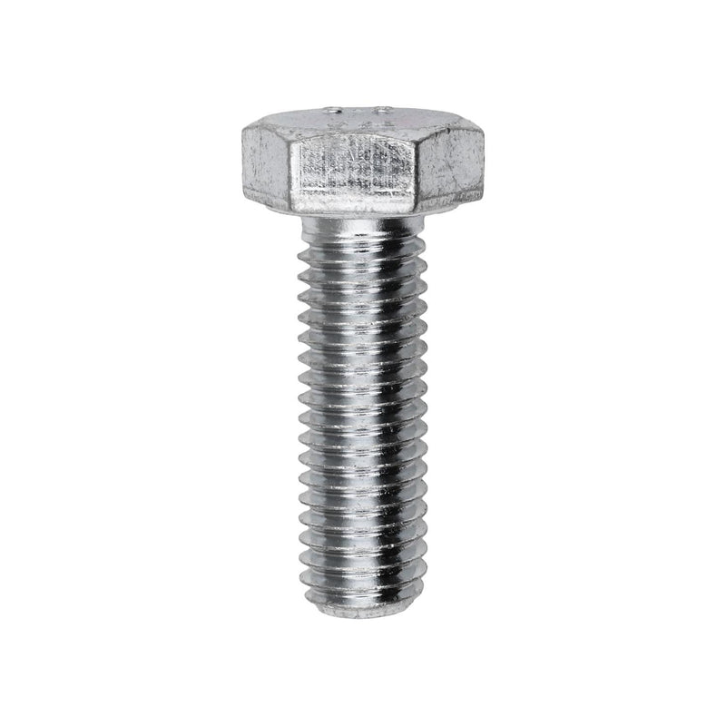 M8-1.25x25mm Hex Head Metric Cap Screw, Zinc