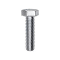 M8-1.25x30mm Hex Head Metric Cap Screw, Zinc