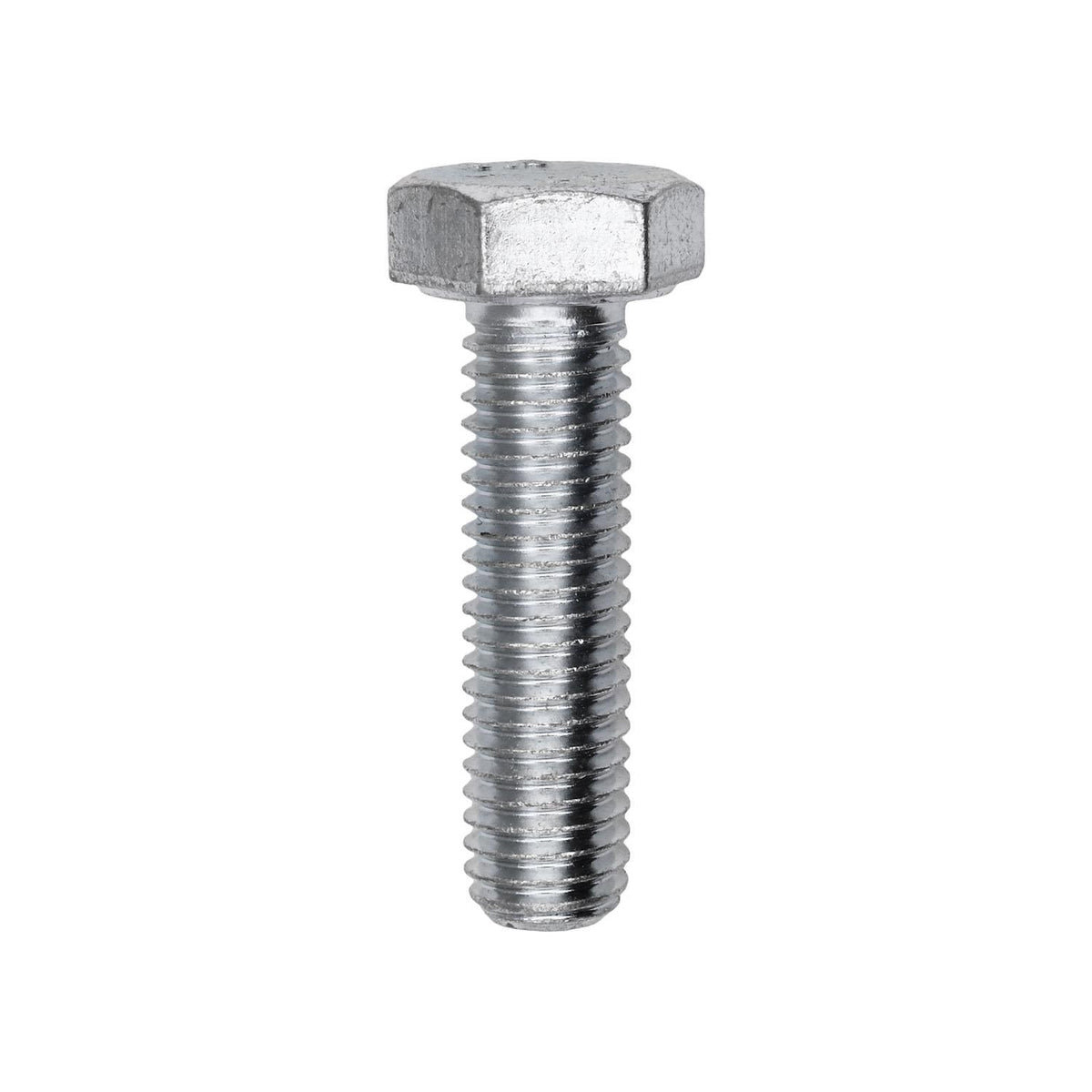 M8-1.25x30mm Hex Head Metric Cap Screw, Zinc
