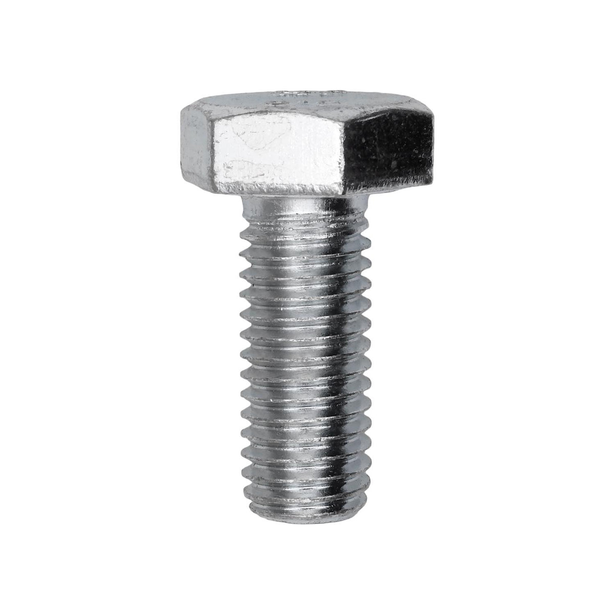M10-1.5x25mm Hex Head Metric Cap Screw, Zinc
