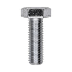 M10-1.5x30mm Hex Head Metric Cap Screw, Zinc