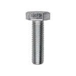 M10-1.5x35mm Hex Head Metric Cap Screw, Zinc
