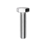 M10-1.5x40mm Hex Head Metric Cap Screw, Zinc