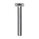 M10-1.5x60mm Hex Head Metric Cap Screw, Zinc