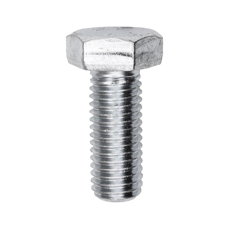 M12-1.75x30mm Hex Head Metric Cap Screw, Zinc