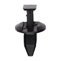 6.3mmx6.3mmx18mm Black Push-Type Front Bumper Stone Deflector Retainer with Closed End, 18mm Head