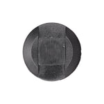 6.3mmx6.3mmx18mm Black Push-Type Front Bumper Stone Deflector Retainer with Closed End, 18mm Head