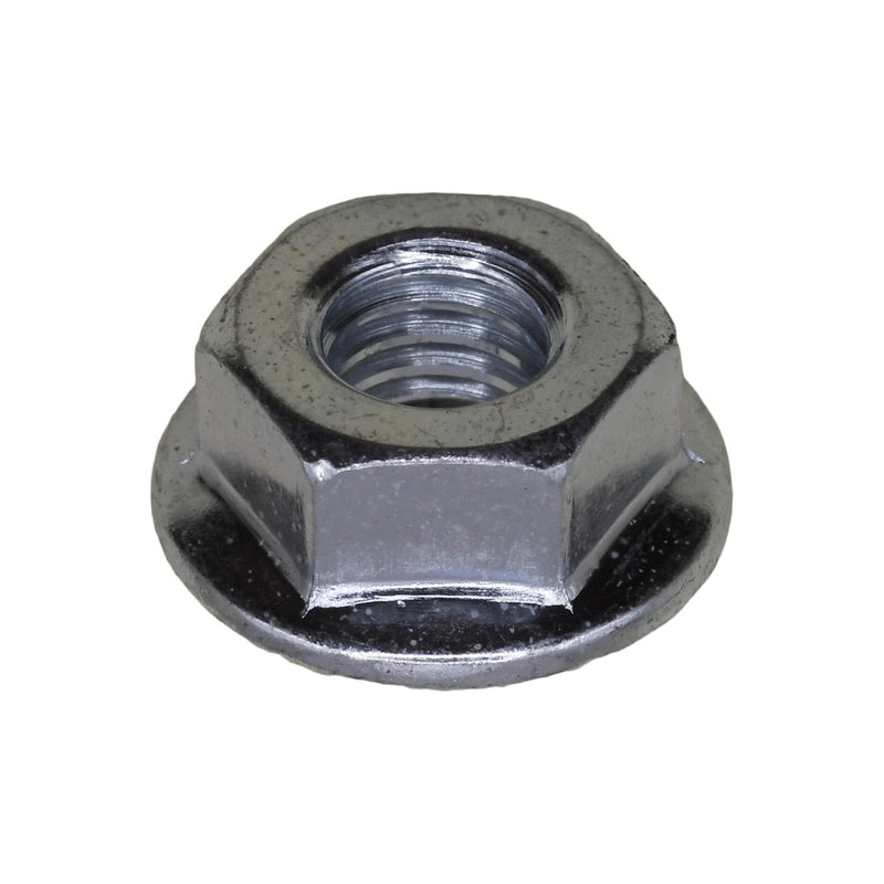M6-1.0 Spin Lock Nut with Serration, Zinc