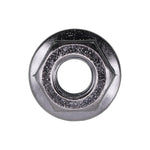 M6-1.0 Spin Lock Nut with Serration, Zinc