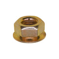 #10-24 Hex - Sems Free Spinning Washer Nut, 3/8" Washer, Yellow Zinc Chromate