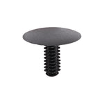 4.5mmx15mm Black Nylon Single Head Trim Panel Christmas Tree Retainer, 20mm Head