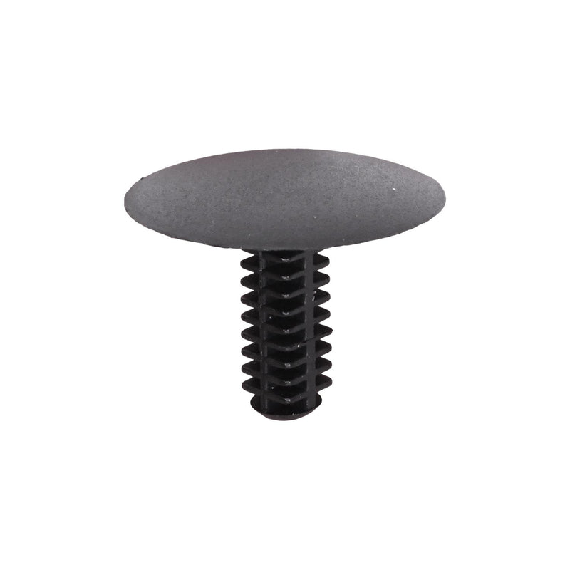 4.5mmx15mm Black Nylon Single Head Trim Panel Christmas Tree Retainer, 20mm Head