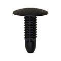 7.5mmx20mm Black Nylon Single Head Trim Panel Christmas Tree Retainer, 18mm Head
