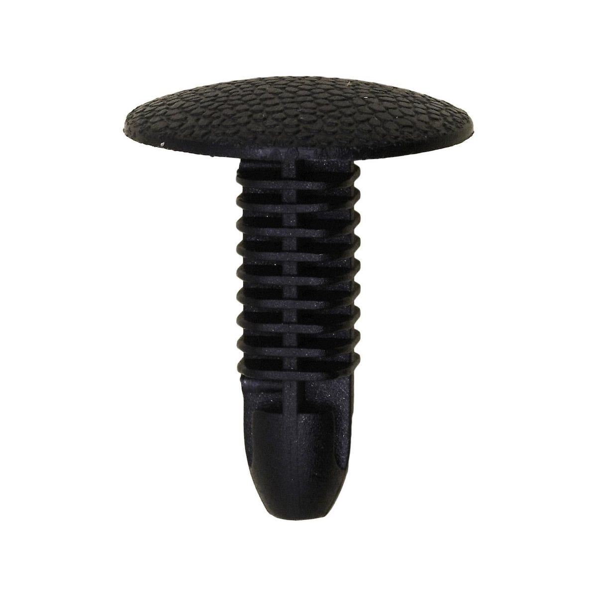7.5mmx20mm Black Nylon Single Head Trim Panel Christmas Tree Retainer, 18mm Head